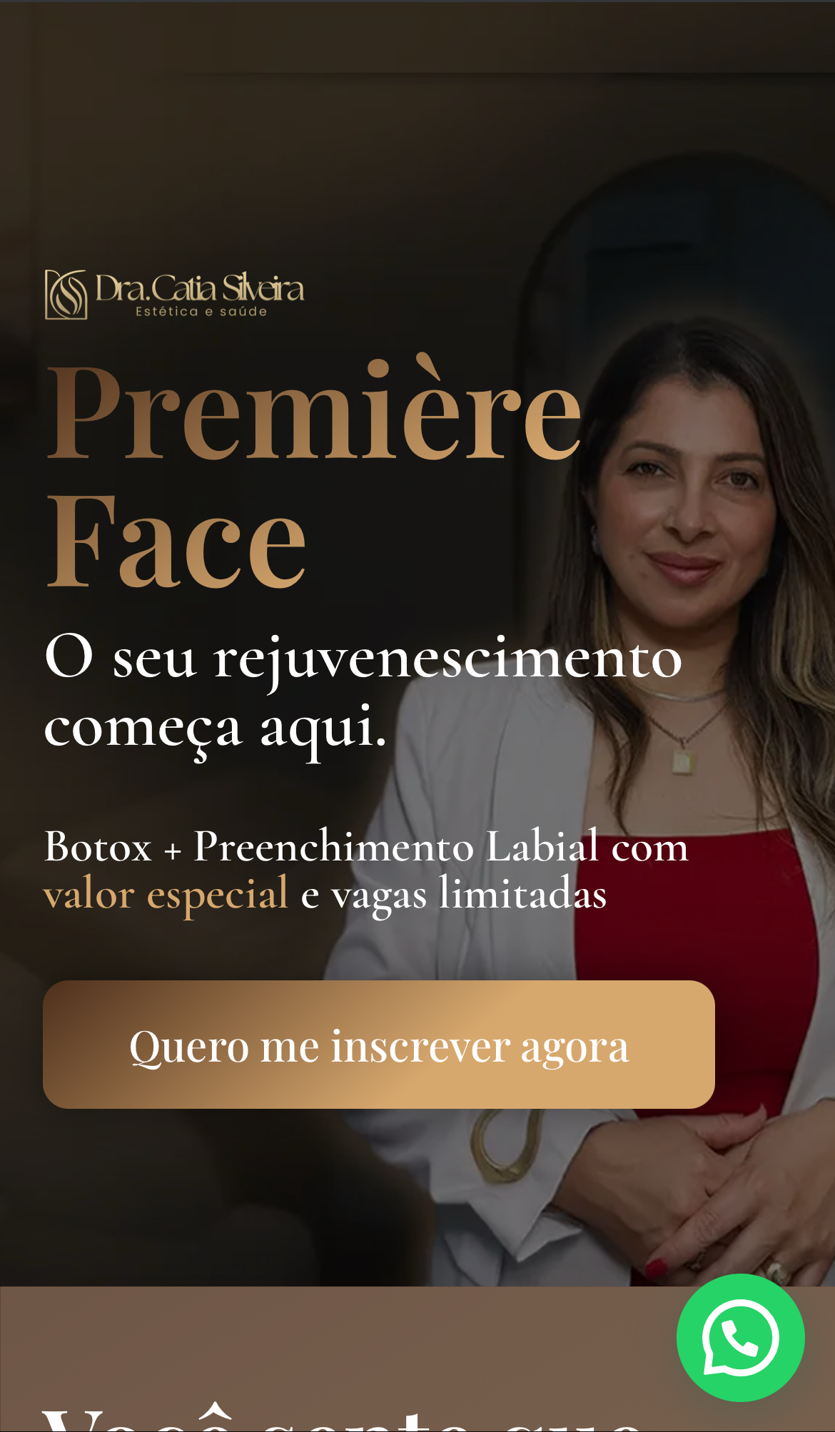 versão do site da dra catia em versão mobile